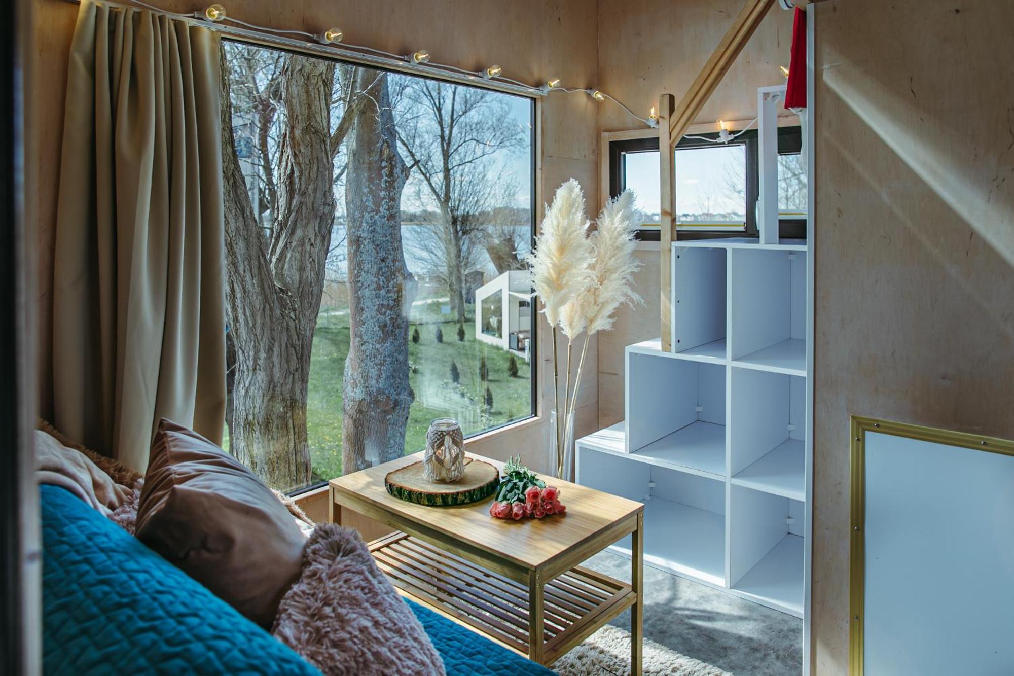 Herbals - Tree&Lake Houses With Bath, Sauna, Bikes, Motorboat Миелно Стая снимка