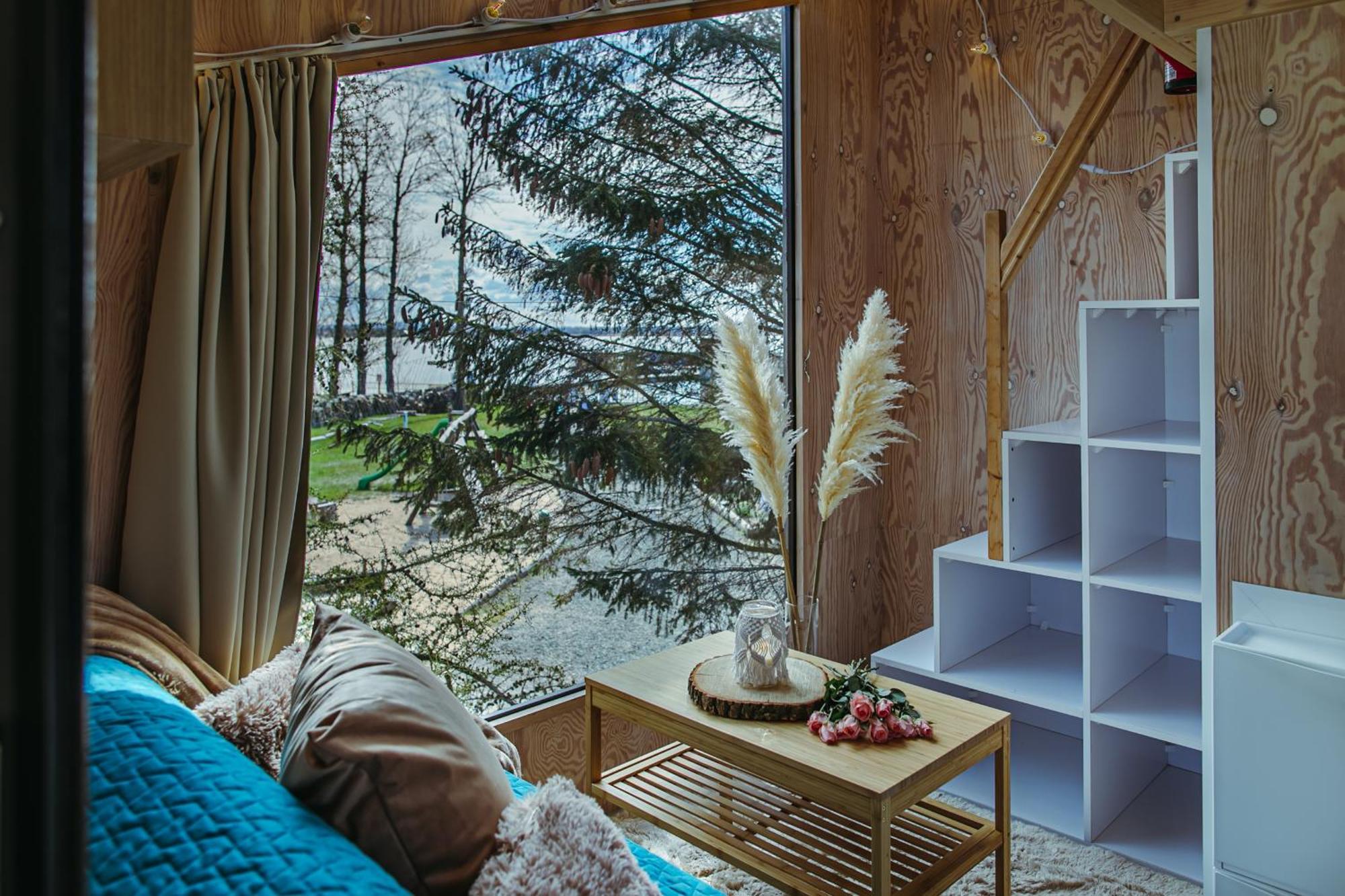 Herbals - Tree&Lake Houses With Bath, Sauna, Bikes, Motorboat Миелно Стая снимка